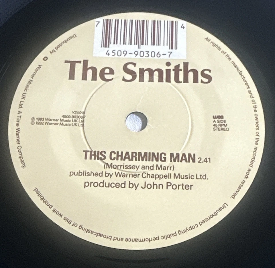 The Smiths - This Charming Man 7" Vinyl Record In Picture Sleeve EX / VG+ - Image 4 of 4