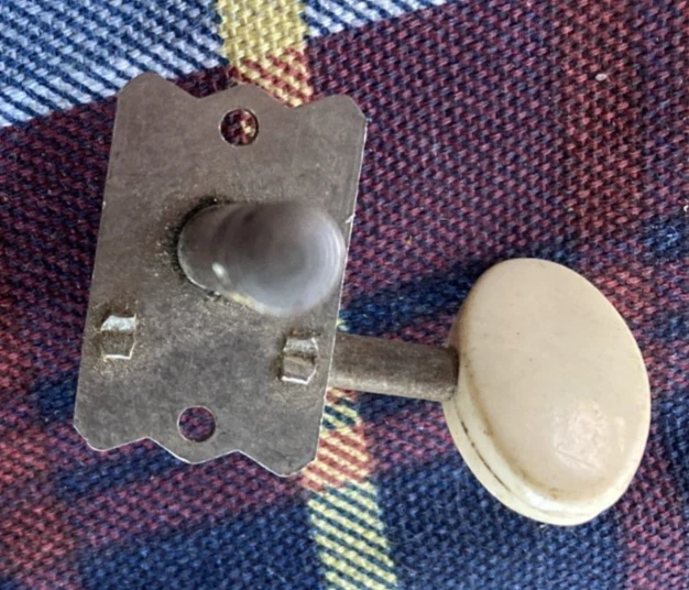 Sintonizador de guitarra lateral Gretsch Van Ghent vintage de los años 60, Corvett, Clipper Foto 3 de 3