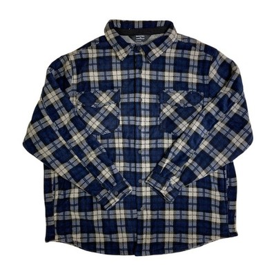 Member's Mark Men's Fleece Shacket, Sherpa Lined with Side Pockets