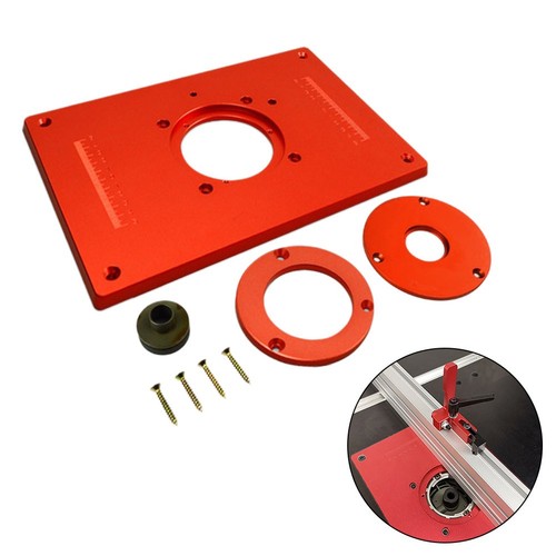 Plaque d'insertion de table routeur design élégant compatible avec diverses ma - Foto 4 di 12