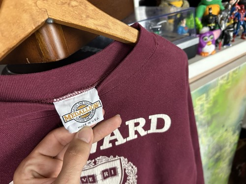 Vintage 90s Harvard University Sweatshirt - Bild 4 von 7