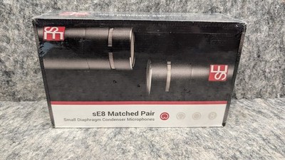sE Electronics sE8 Stereo Mic Pair w/ Mounting Bar, Shockmounts, Case