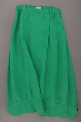   Second Life Fashion Augenstern Leinenrock für Damen Gr. 38, M grün  