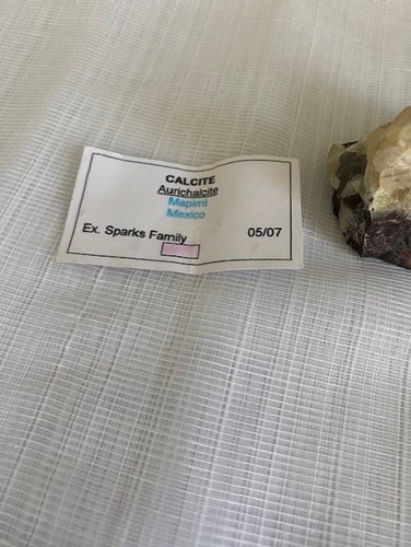 Seltenes Calcit Aurichalcit Exemplar Mapimi Mexiko 160g - Bild 5 von 9