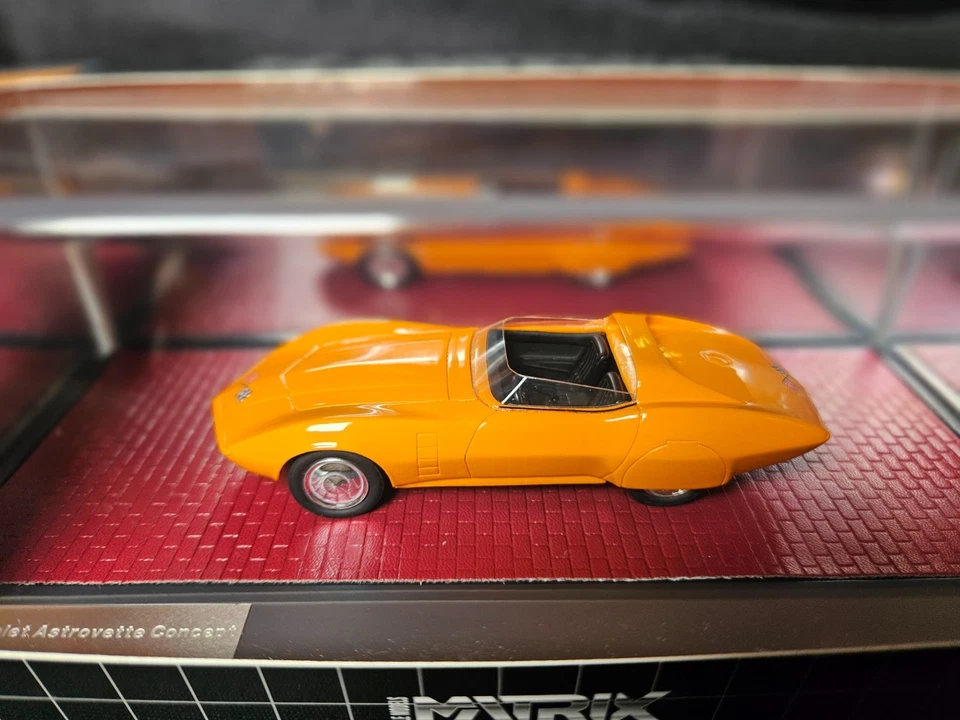 Matrix 1968 Chevrolet Astrovette Concept Orange 1:43 Scale Inv. #5311 - Image 2 of 4