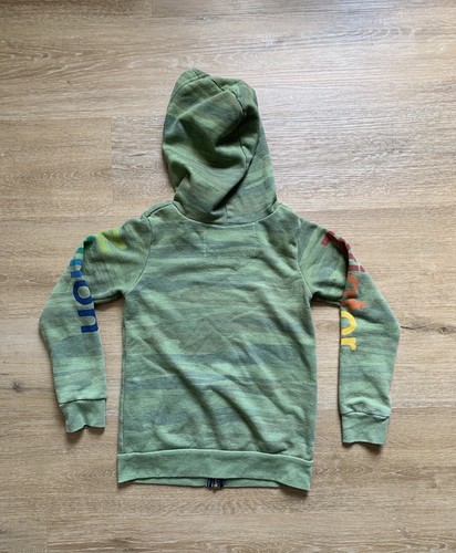 Aviator Nation Kids Camo Zip Up Size 8 All Over Print Venice CA Distressed - Picture 2 of 11