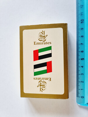 EMIRATES AIRLINES POKER BRIDGE VINTAGE ORIGINAL PLAYING CARD SPIELKARTE NEU