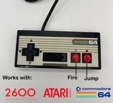 Commodore 64 C64 Atari 2600 Controller Joystick Up to Jump Gamepad