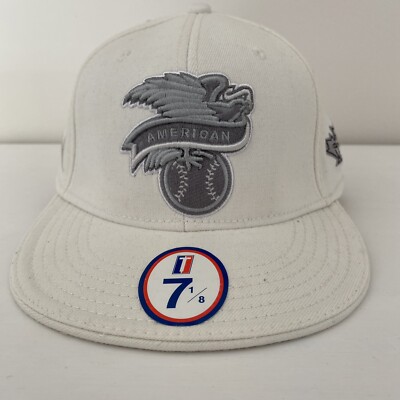 MLB White Baseball Cap Twins Enterprise Size 7.125 New Fitted cap