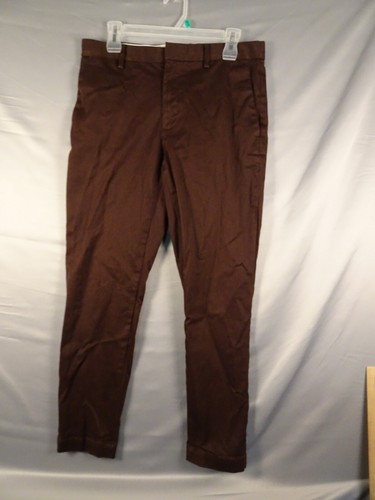 Banana Republic Pants Men 31x30 Brown Mason Athletic Tapered Fit Chino Skate
