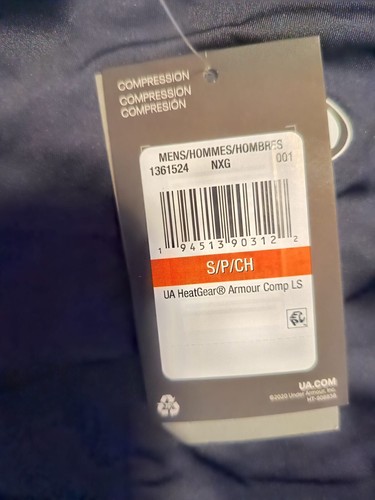 K-01931 Under Armour Sporthemd für Männer .schwarz, Gr.S,schwarz NEU MIT FEHLER - Bild 3 von 3