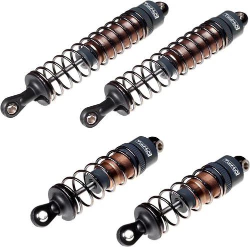RC front/rear Alu oil shock absorber kit for Tamiya DT-03/DT-02/TT-02B/DT-04 - Picture 2 of 7