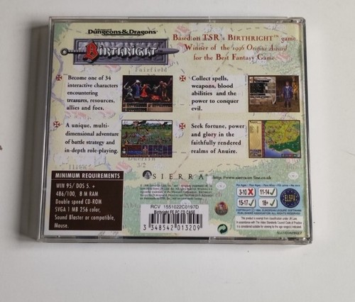 Advanced Dungeons & And Dragons Gorgons Alliance Pc Big Box Gioco 1996 Inglese - Foto 5 di 13