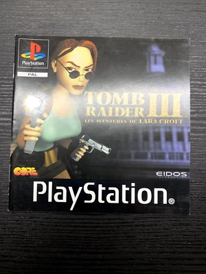 NOTICE SEULE Tomb Raider III les mystères de lara croft Sony PS1 Playstation 1 - Photo 1/2