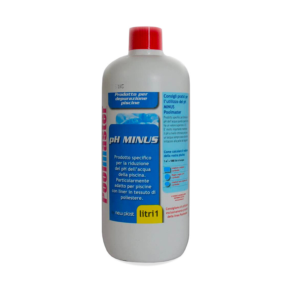Ph Minus flacone 1 lt correttore per acqua piscina Poolmaster