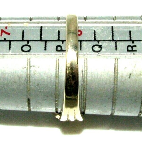 Mujer 9ct 9carat Oro Amarillo Esmeralda & Diamante Anillo Talla UK P 1/2 - Imagen 4 de 6