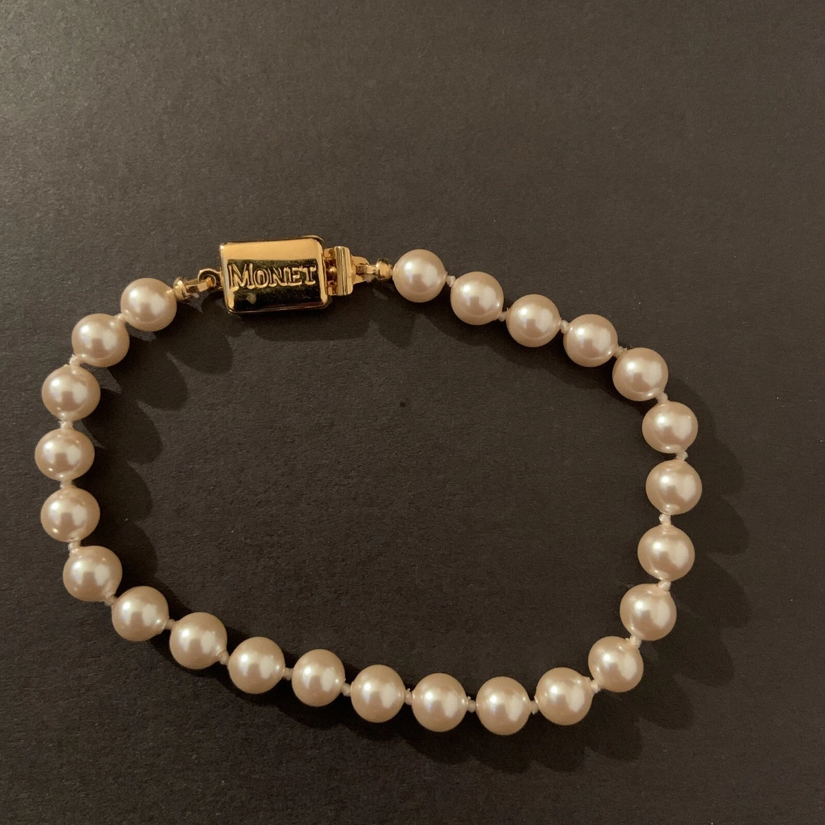 White Buckle Clasp for Pearl Bracelet