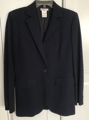 NWOT*MICHAEL KORS*MADE IN ITALYNAVY BLUE LINED*BLAZER*ITALY*SZ 4*NEW UNWORN*$698