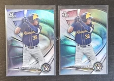 Lot of 2 - 2022 Bowman Platinum Top Prospects Eduardo Garcia #TOP-88
