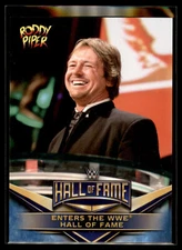 2018 Topps Then Now Forever WWE Wrestling Roddy Piper Tribute #39 Enters the WWE