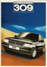 Peugeot 309 1986-87 UK Market Sales Brochure SRi SR GR Profile GRD GL GLD GE