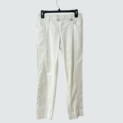 GUCCI グッチ ホワイトジーンズ 38 Gucci White Mid Rise Skinny Cotton Pants EU38 | eBay