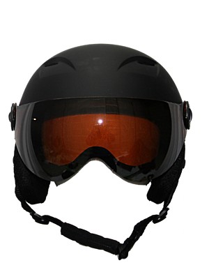 ski snowboard Helmet with visor goggles winter sports black  model Wsd NEW