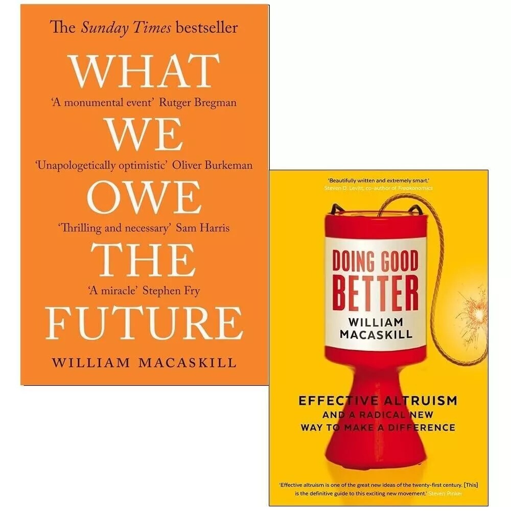 William MacAskill Collection 2 Books What We Owe The Future, Doing Good Better - Image 3