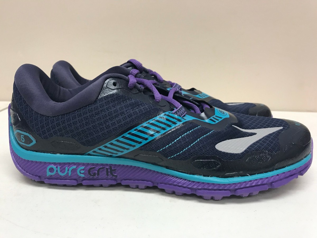 Women's Brooks Pure Grit Purple Teal B Medium 120230 1B 474