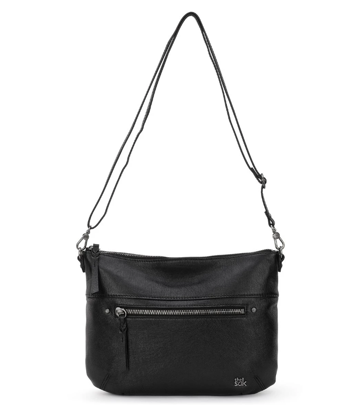 The Sak Oleta Black Leather Crossbody Women's Handbag L27712 eBay