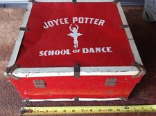 Ballet Joyce Potter School of Dance Shoes Hard Case Carrier Box Vtg. Collectible