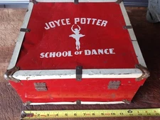 Ballet Joyce Potter School of Dance Shoes Hard Case Carrier Box Vtg. Collectible