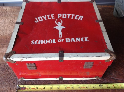 Ballet Joyce Potter School of Dance Shoes Hard Case Carrier Box Vtg. Collectible