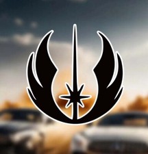    HUGE Star Wars Jedi Order Die-Cut Logo Symbol Vinyl Sticker Decal Waterproof
