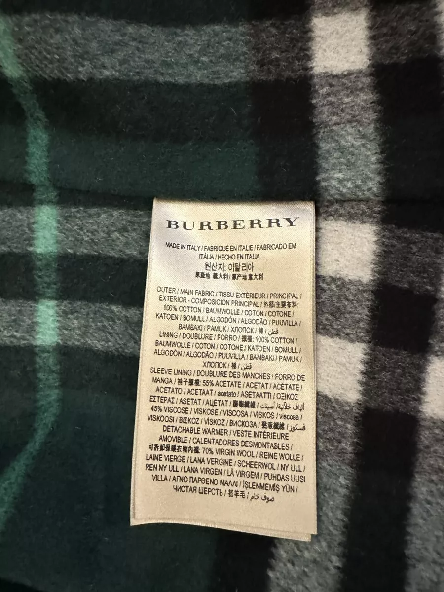 Burberry lining best sale fabric