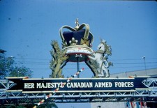 18 vtg 35mm Kodachrome 35mm slides Canada Queen Elizabeth coronation event 1950s