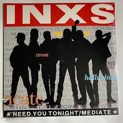 INXS I Need You Tonight Mediate 12'' Vinyl Maxi Single 33 RPM 1987 NEW SEALED