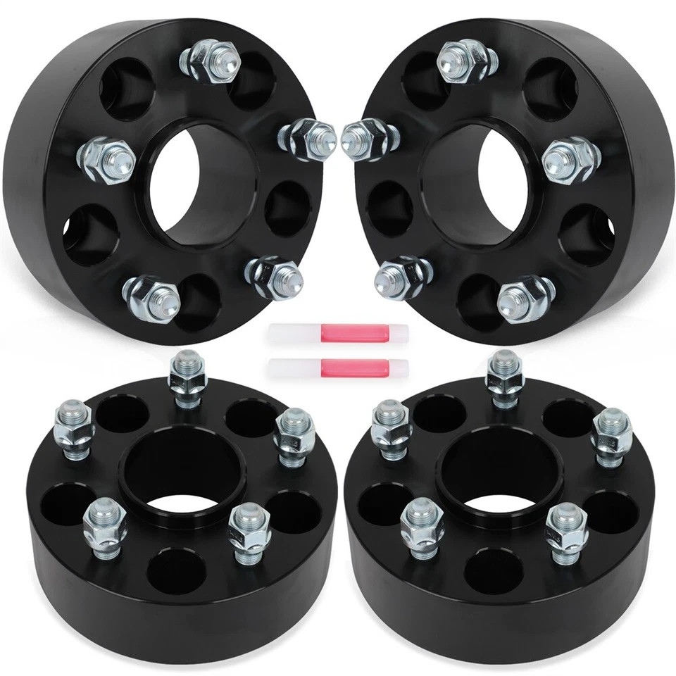 4Pcs 2" 5x120 Hub Centric Wheel Spacers For Chevrolet Camaro Corvette Impala SS Foto 2 de 4