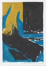 Adja Yunkers 'Summer in Venice' Lithograph ed. 250 Signed