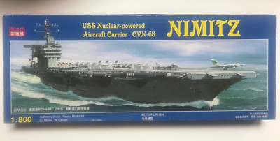 Kitech USS Nuclear Powered Aircraft Carrier CVN-68 Nimitz 1/800 FS NEW Model Kit