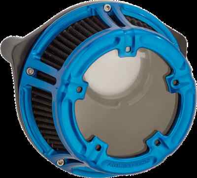Arlen Ness Method Clear Series Air Filter Blue Harley Dyna Switchback 12-16
