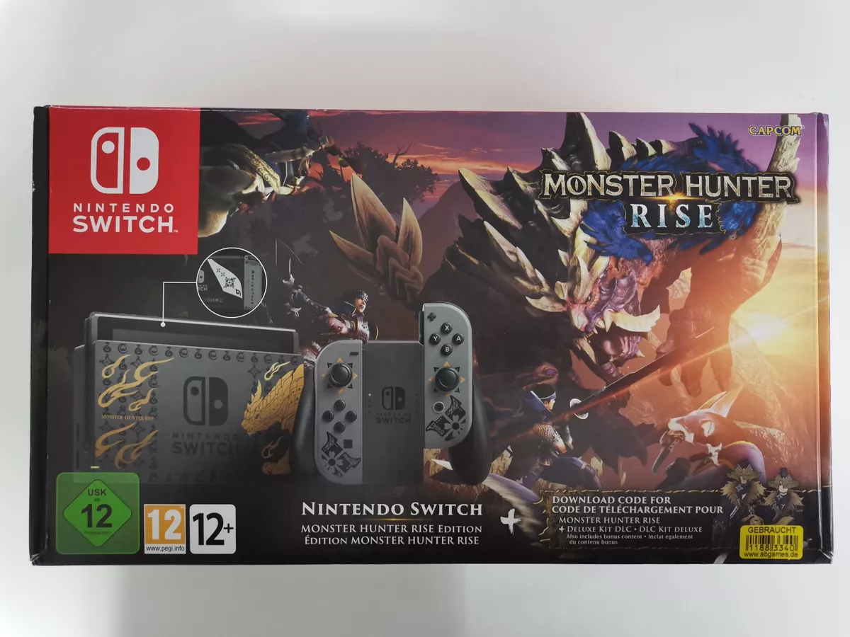 Console - Nintendo Switch - Monster Hunter Rise Edition (Boxed) - without  Game | eBay