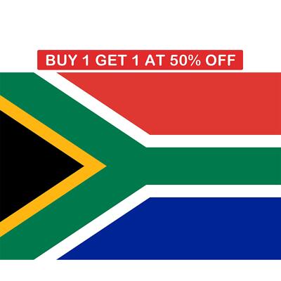 Large South Africa African Flag 5X3FT Vivid Cricket Sports Games Fan Support