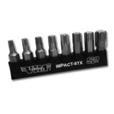 Vim Products VIMIMPACT-8TX Impact Torx Bits - 8 Piece