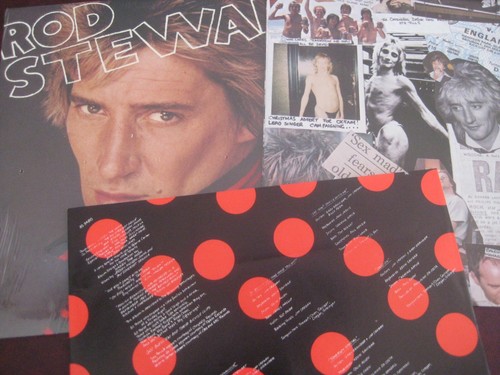 ROD STEWART FOOLISH BEHAVIOR ORIGINAL WITH POSTER & SLEEVE Analog LP + SMILER - Picture 2 of 2