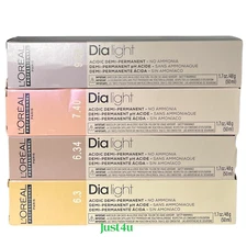 L'Oreal DIA light Acidic Demi Permanent Hair Color 1.7oz. (YOU CHOOSE)
