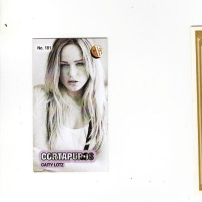millhouse tobacco cards CAITY LOTZ Millhouse Tobacco Trading Card #181