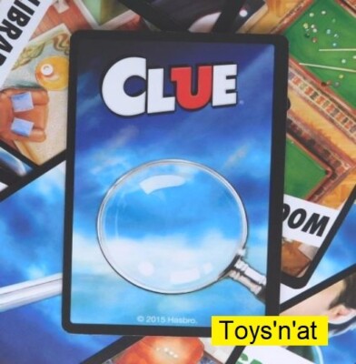 Replacement Clue Game Card (ONE CARD, Choice) - 2015 (Round or Square Corners)