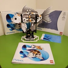 LEGO FORMA: Koi (81000) + New Sealed Shark Skin (81001) Limited Edition Rare!!
