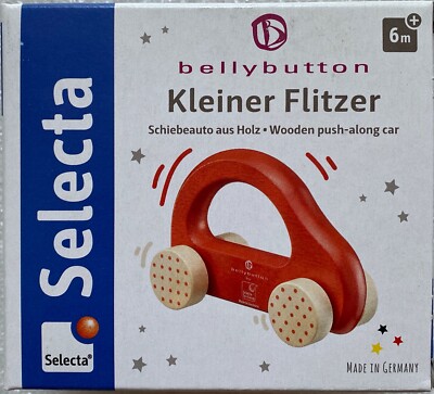 Selecta Bellybutton Kleiner Flitzer Greifling Rollspielzeug Holzspielzeug 64007